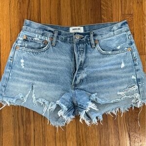 Agolde Parker denim shorts size 28
